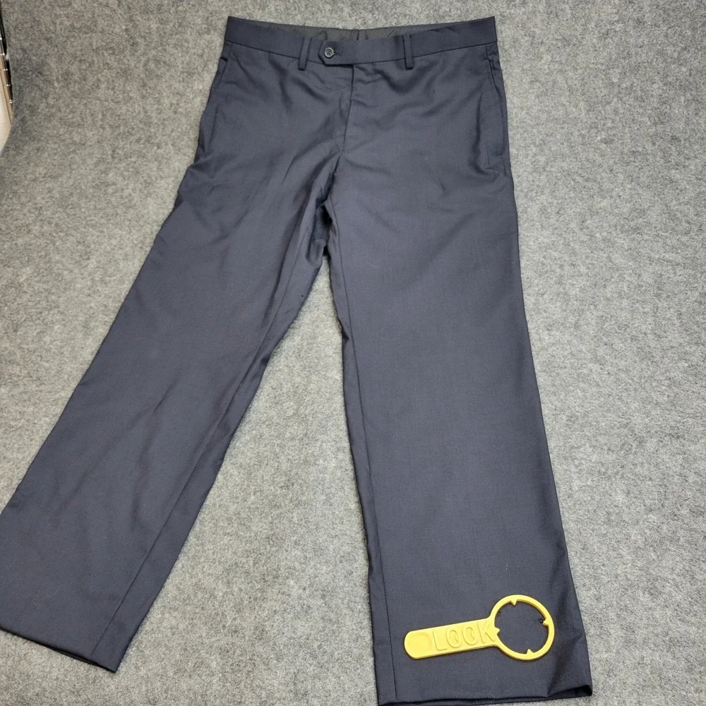 Lauren Ralph Lauren Pants Mens 34X29 Black Chino Wool Total Comfort Outdoor